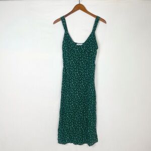 REFORMATION Lynda Floral MIDI Dress in‎ Rosemarie Empire Waist V Neck Size 2